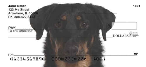 Beauceron Dogs Personal Checks