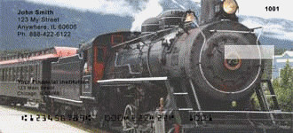 Train Pictures Personal Bank Checks