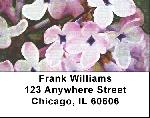 Lilac Oblata in Oil Address Labels
