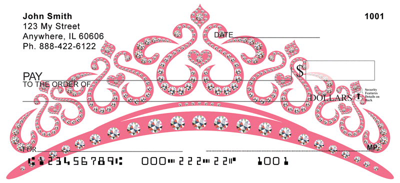 Pink Tiara Checks
