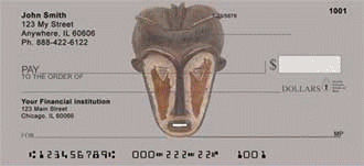 African Masks Checks